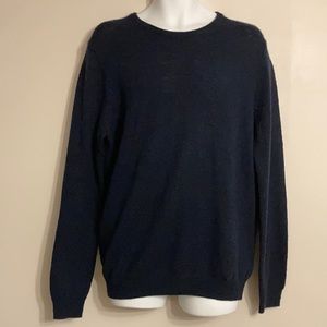 J.Crew Merino Wool Crew Neck Sweater with Classic Elbow Patches